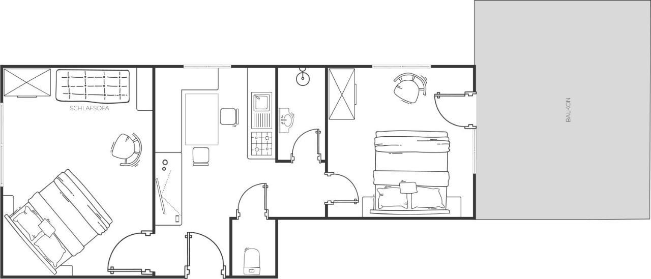 Appartement Rosengarten Langenfeld Room photo