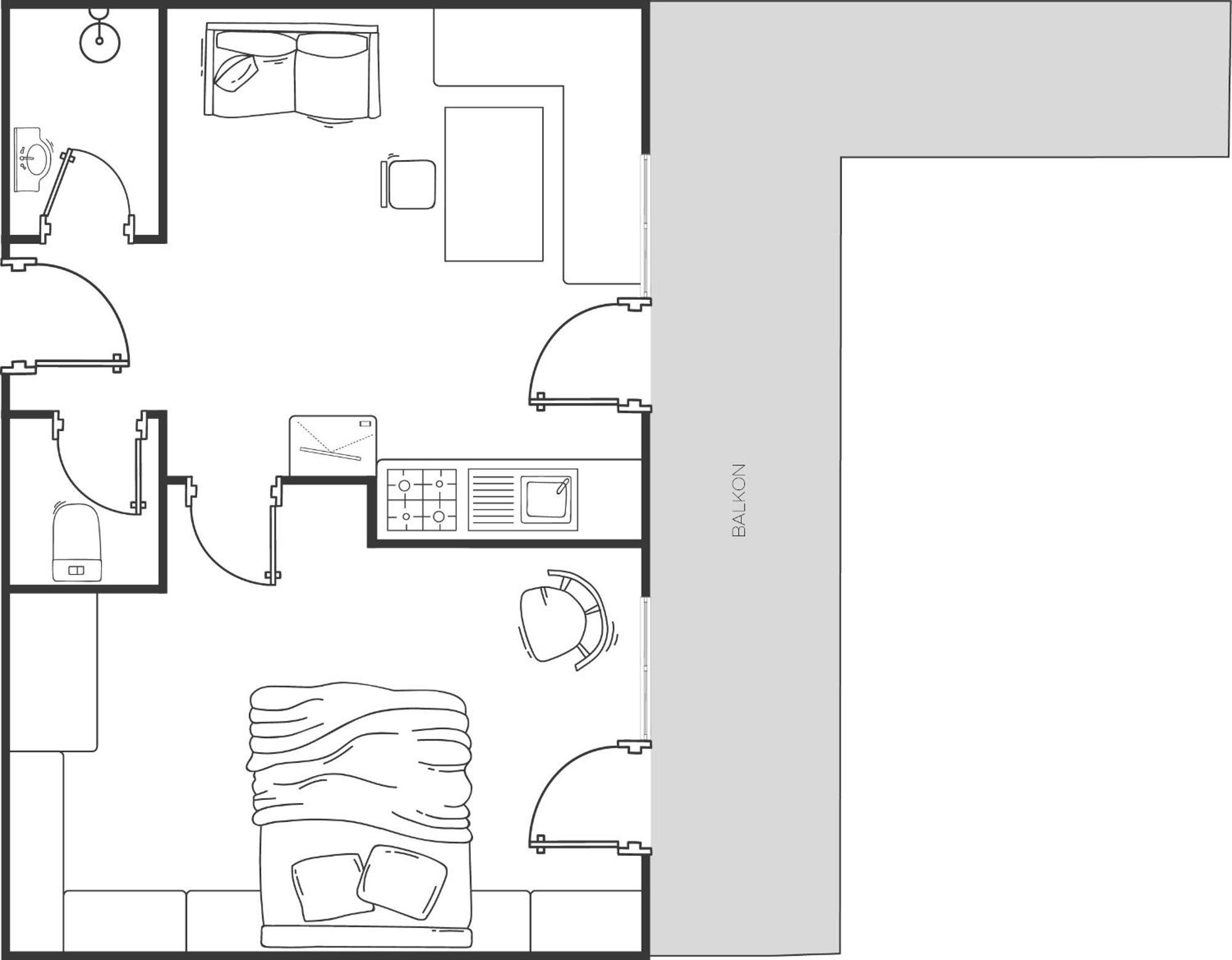 Appartement Rosengarten Langenfeld Room photo